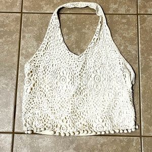 Lace crop top